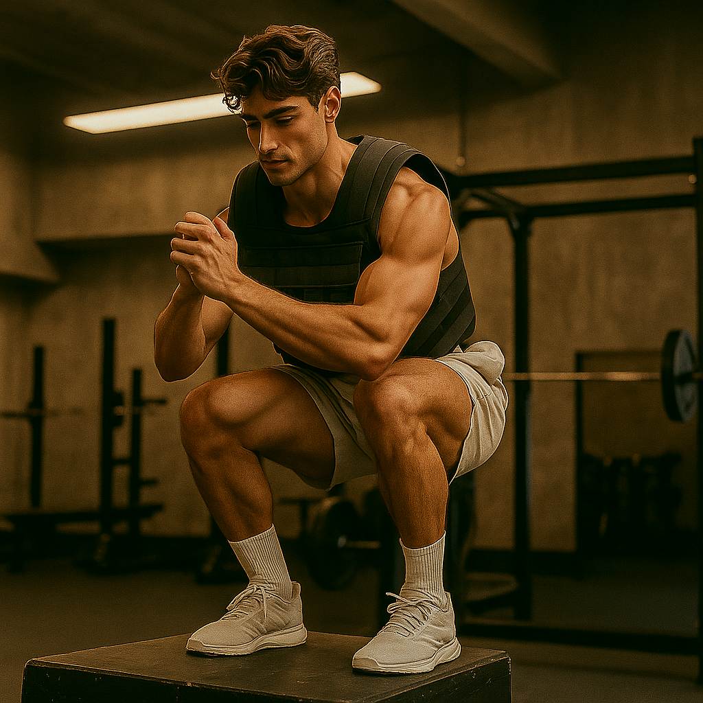 ADJUSTABLE WORKOUT WEIGHT VEST (12-30 LBS)