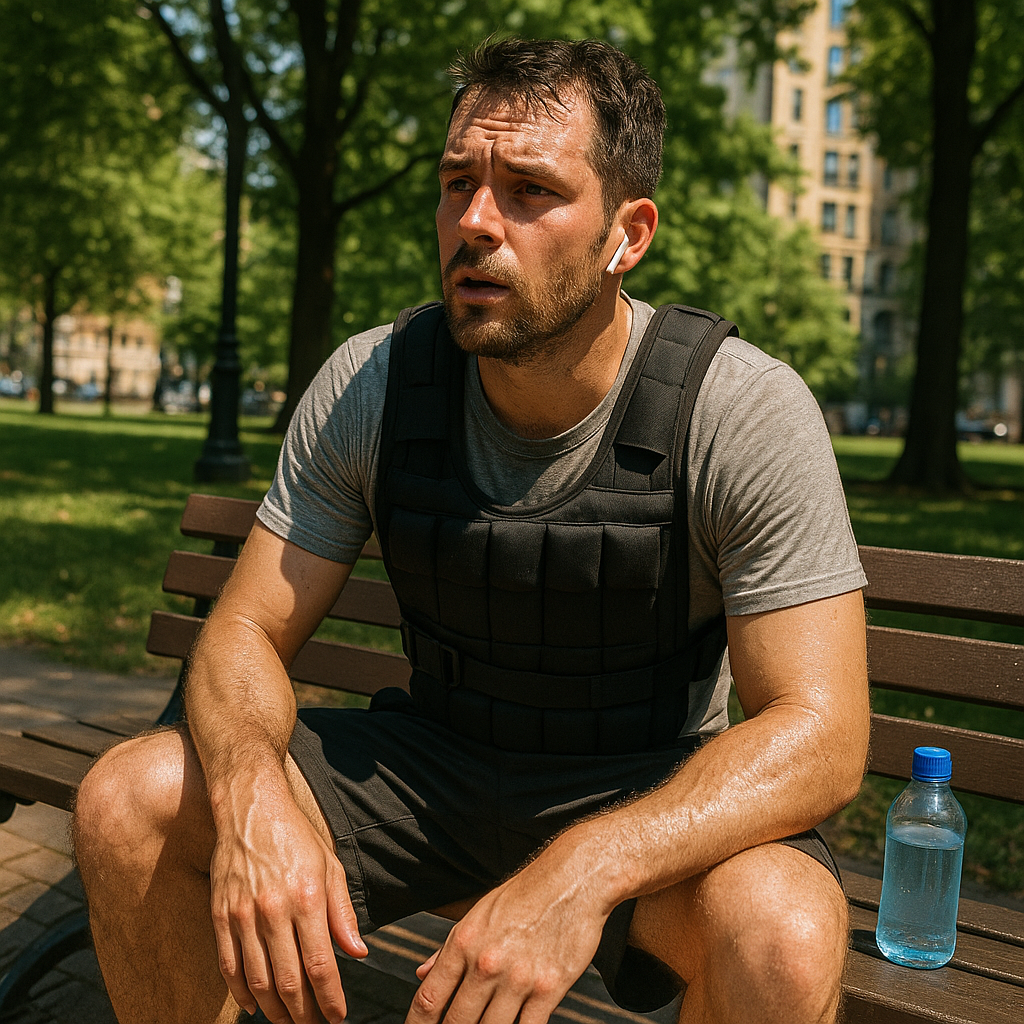 ADJUSTABLE WORKOUT WEIGHT VEST (12-30 LBS)