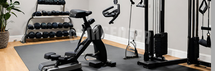 What fitness equipment is essential for a home gym?