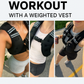 12LB Running Weight Vest – Adjustable w/ Reflective Stripes
