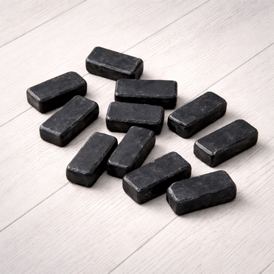 Solid Black Iron Weight Blocks (2.5 lbs Each) 🧱