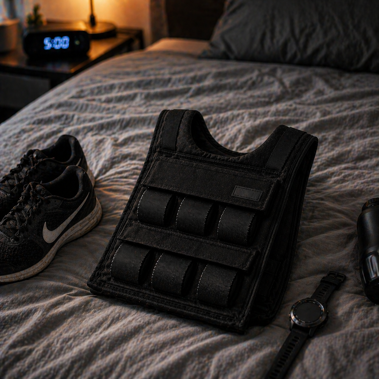 🔥 35LB Adjustable Vest + Iron Blocks
