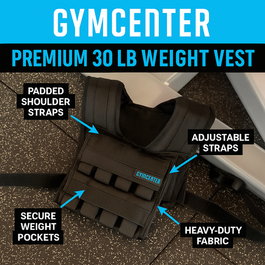 30LB Performance Weight Vest (Adjustable · Iron Blocks)