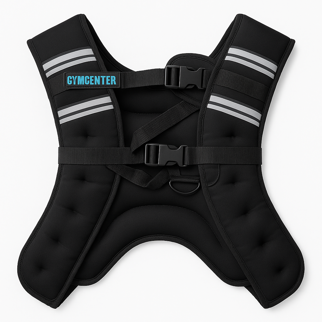 12LB Running Weight Vest – Adjustable w/ Reflective Stripes