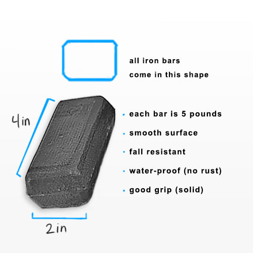 Iron Weights (compatible with Weight Vest)