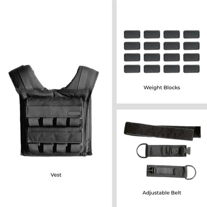 30 LB. PREMIUM WORKOUT WEIGHT VEST