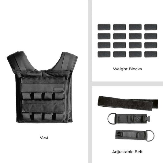 30 LB. PREMIUM WORKOUT WEIGHT VEST